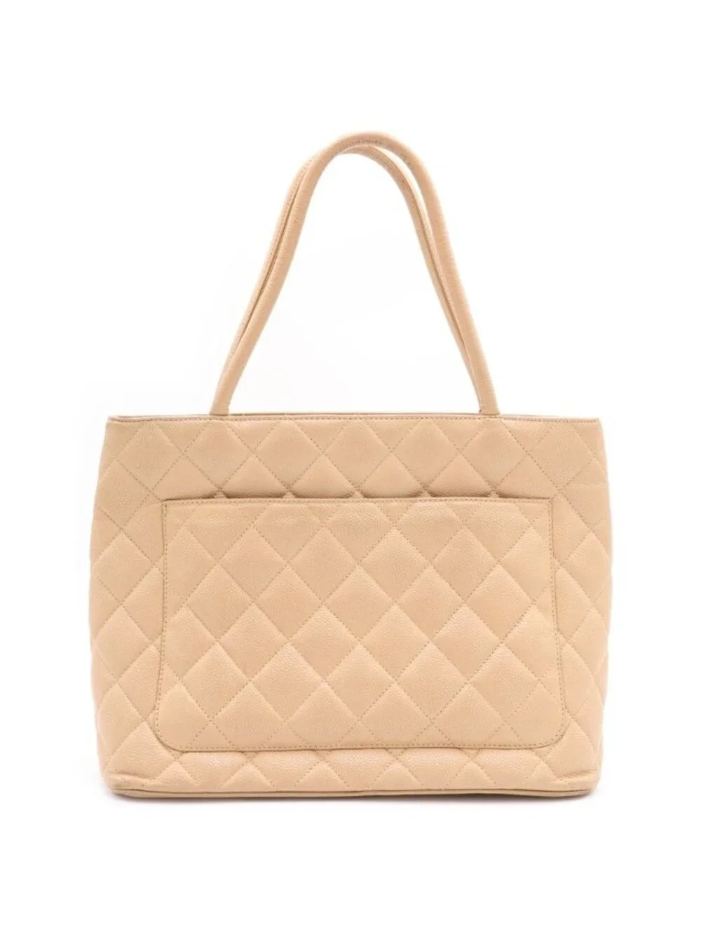 Chanel Reissue Tote Beige Caviar Leather Gold